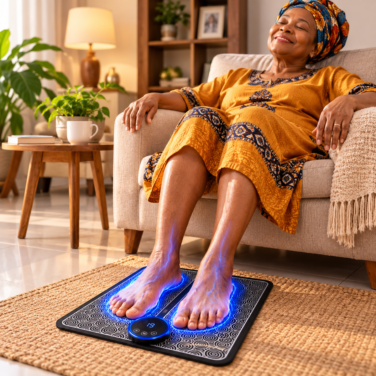 🦶 Coussin de Massage EMS – Détendez vos Pieds et Retrouvez le Confort au Quotidien