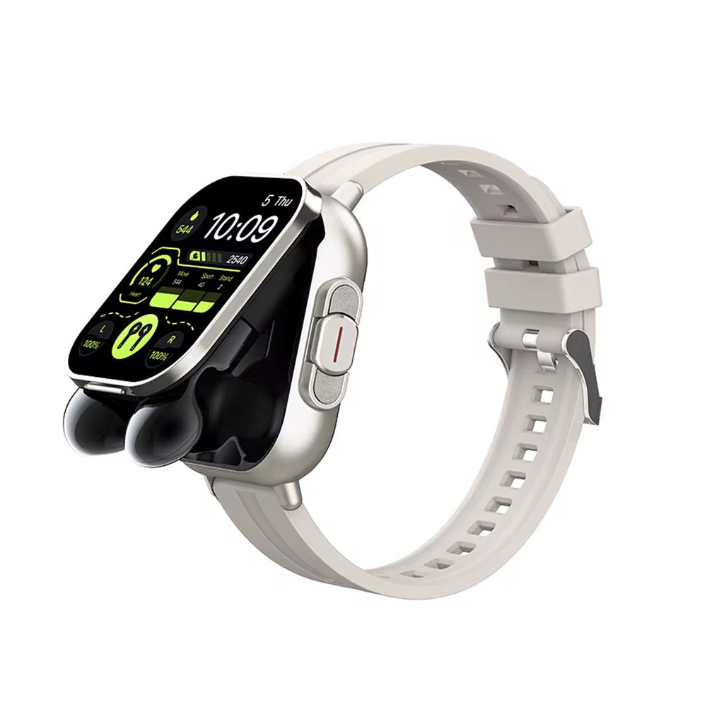 Montre connectée sans fil 2.01 pouces pour IOS et android avec écouteurs intégrés