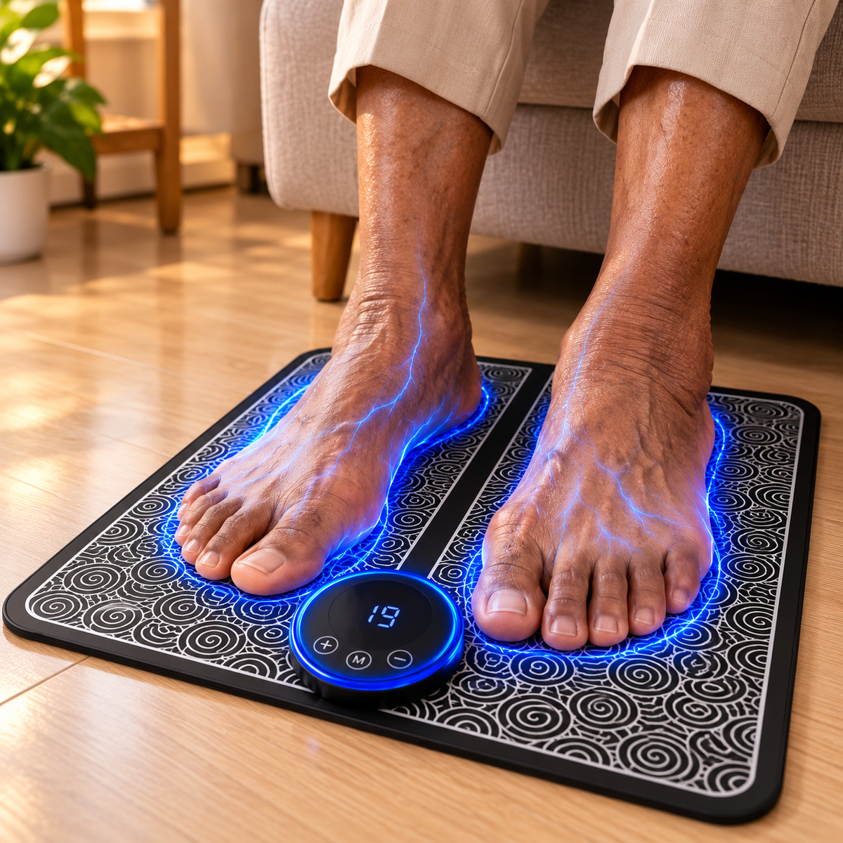 🦶 Coussin de Massage EMS – Détendez vos Pieds et Retrouvez le Confort au Quotidien
