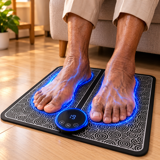 🦶 Coussin de Massage EMS – Détendez vos Pieds et Retrouvez le Confort au Quotidien