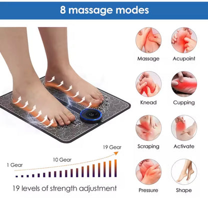 🦶 Coussin de Massage EMS – Détendez vos Pieds et Retrouvez le Confort au Quotidien